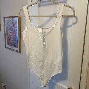 Abercrombie & Fitch White Bodysuit